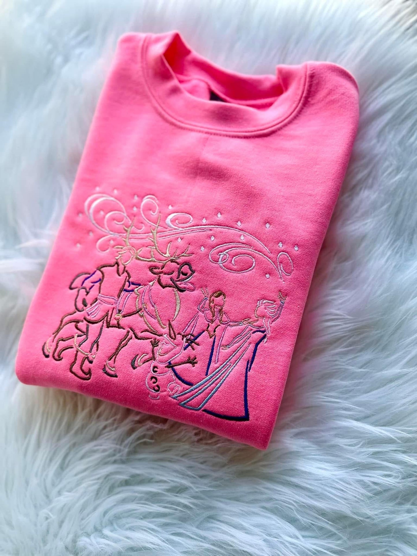 Kid's Princess Sketch Design Crewnecks