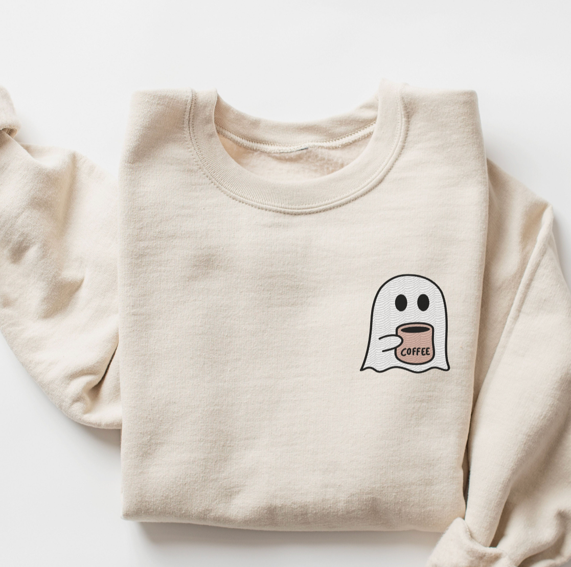 Cute Ghost Adult Crewneck