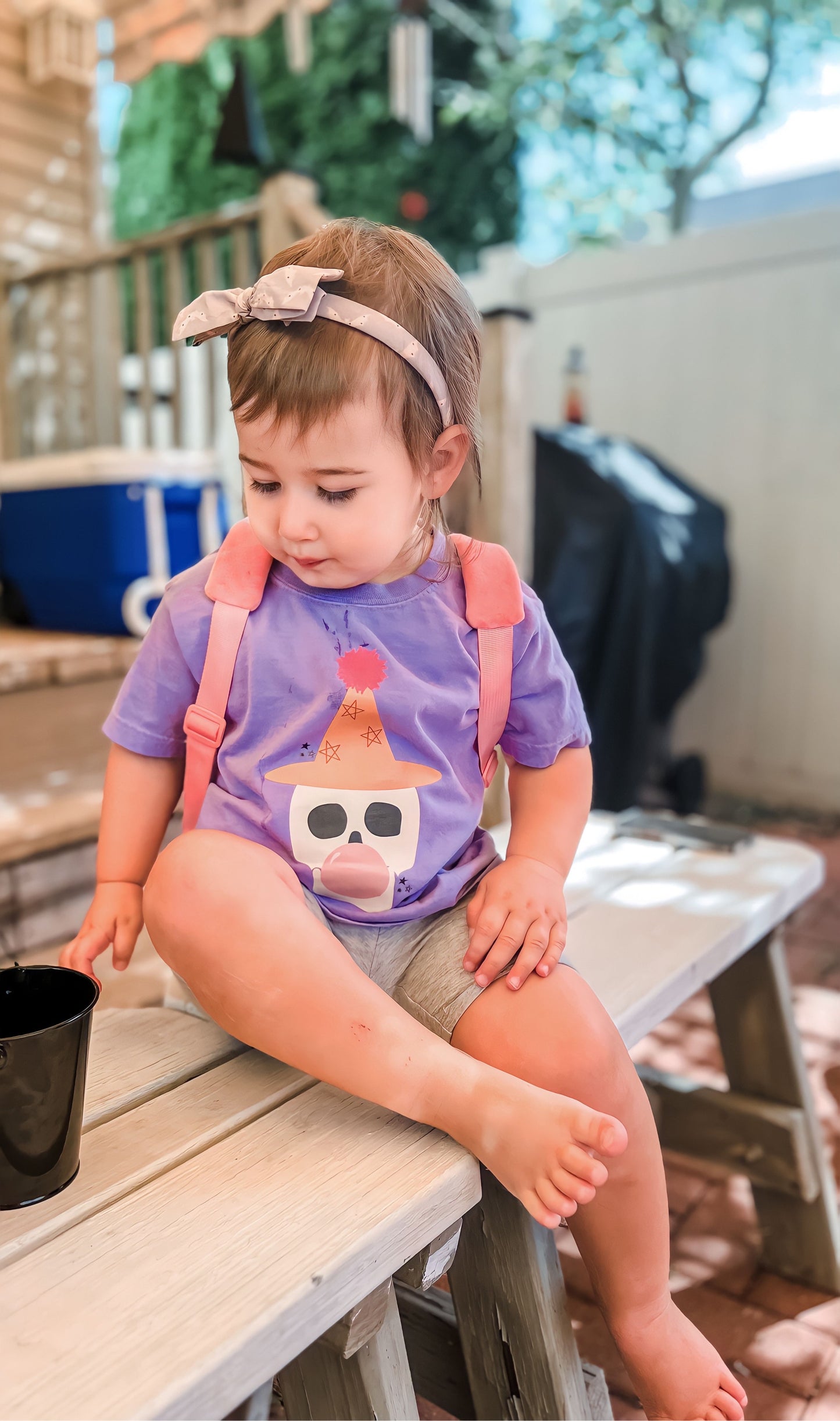 Bubble Gum Skelly Adult Tee