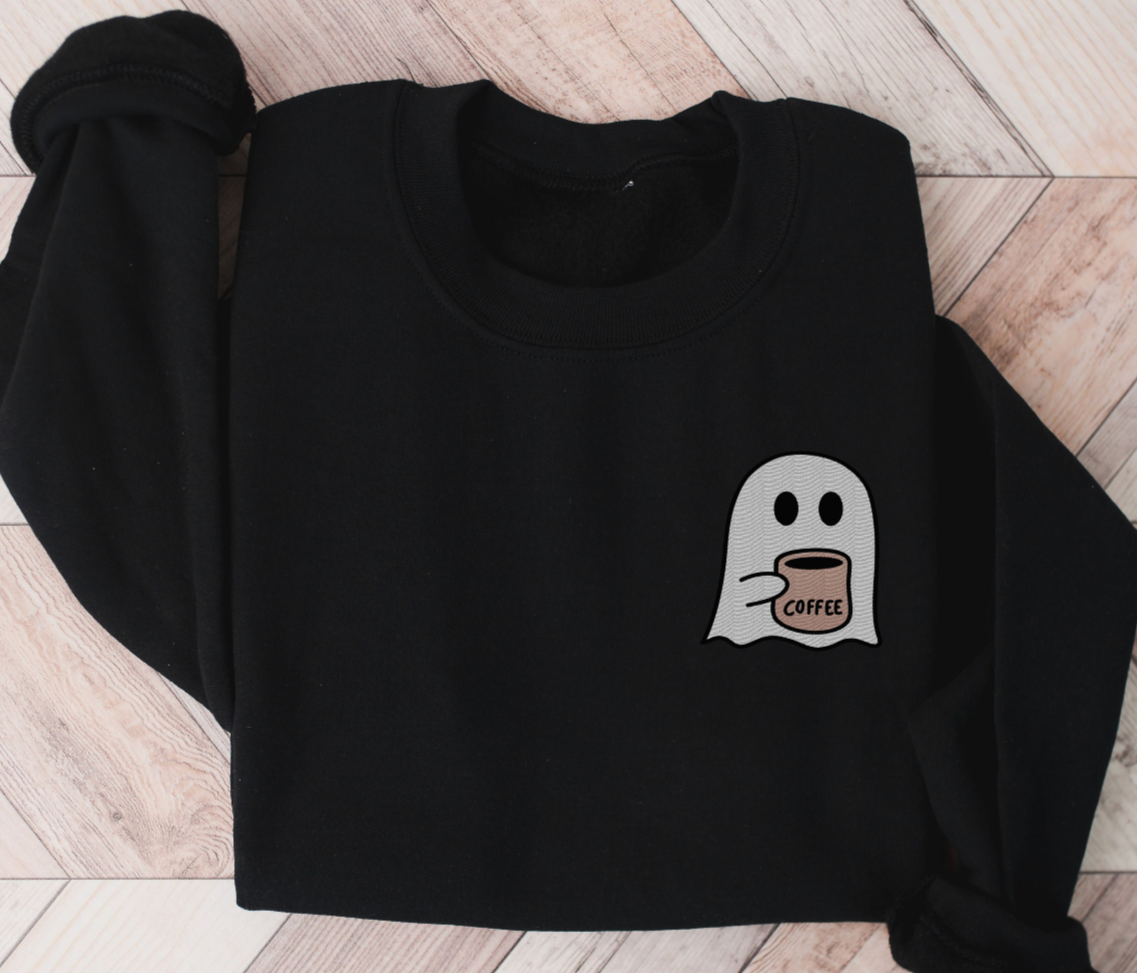 Cute Ghost Adult Crewneck