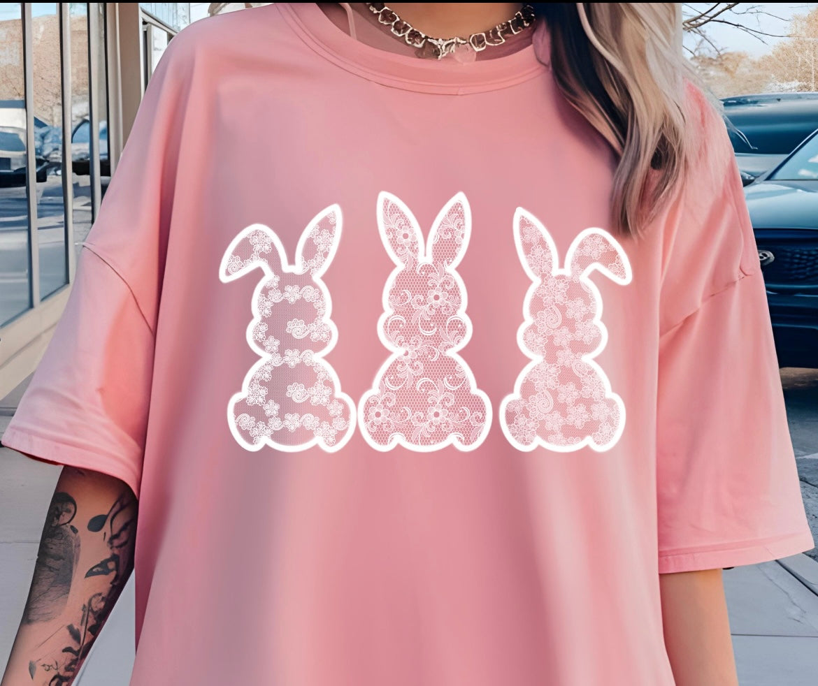 Lace Bunnies Kid's Tee