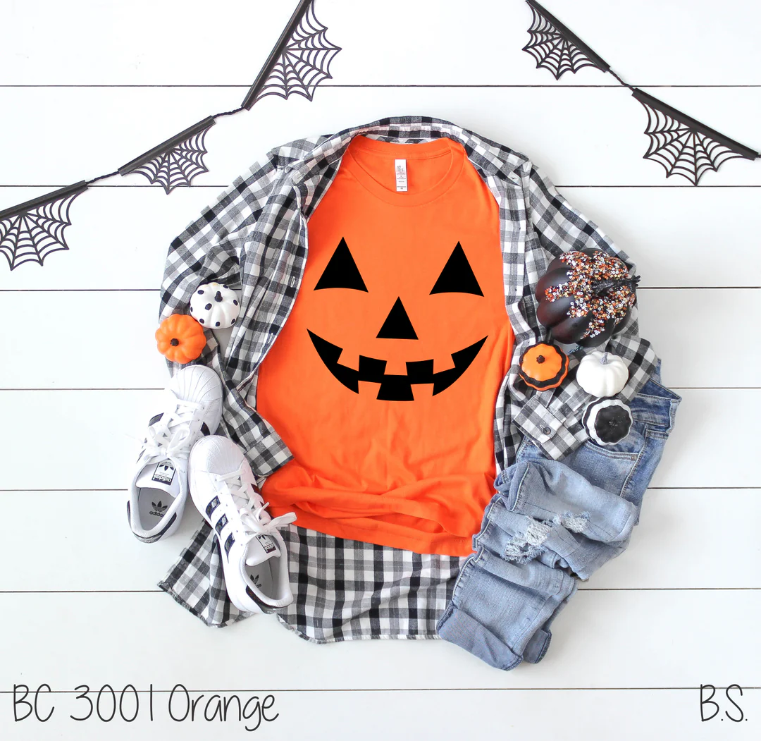 Pumpkin Face Tees