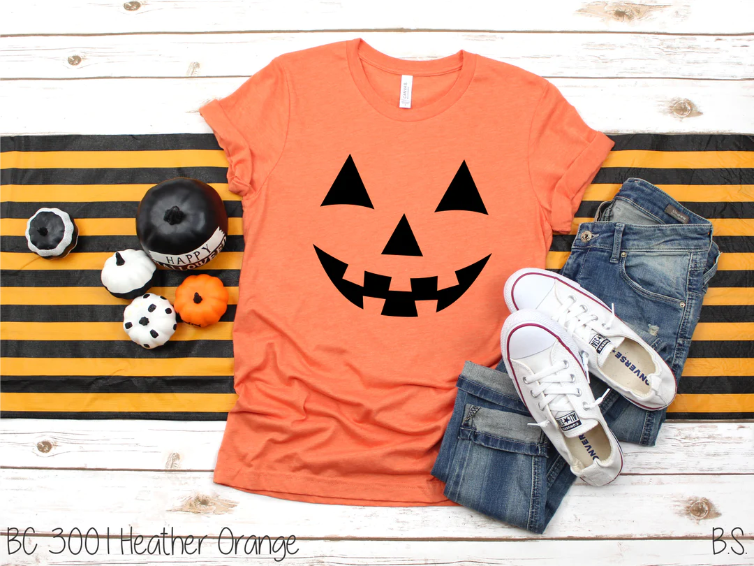 Pumpkin Face Tees