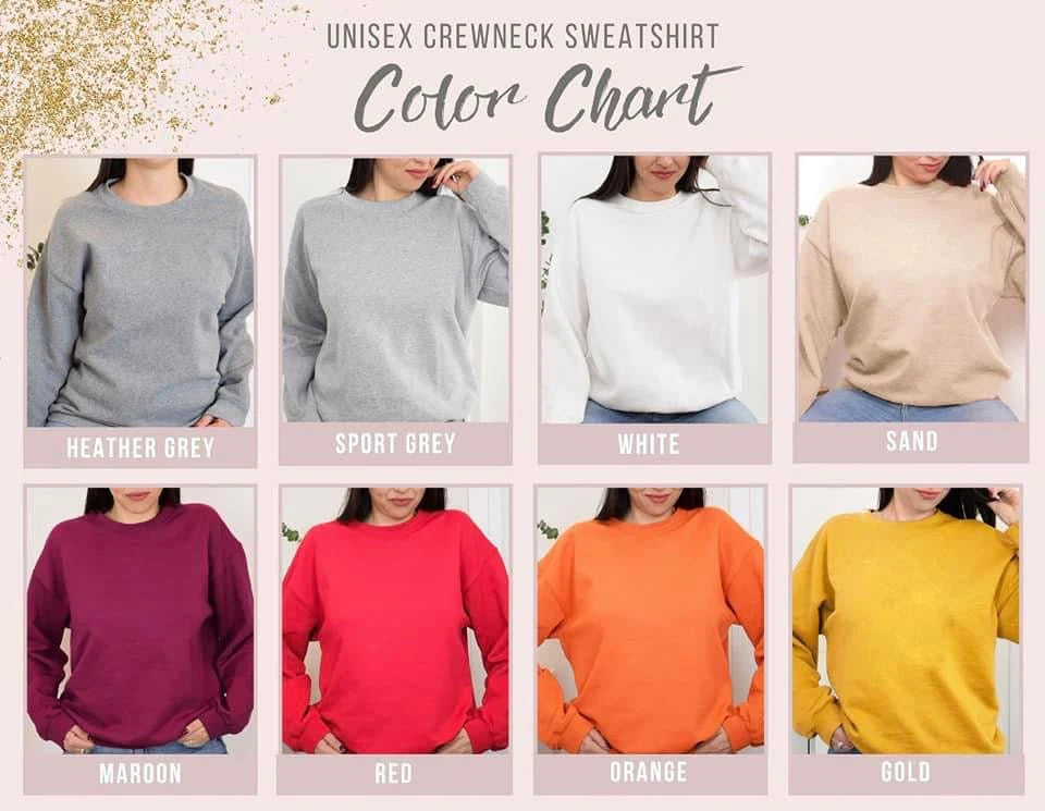 Adult Princess Sketch Design Crewnecks