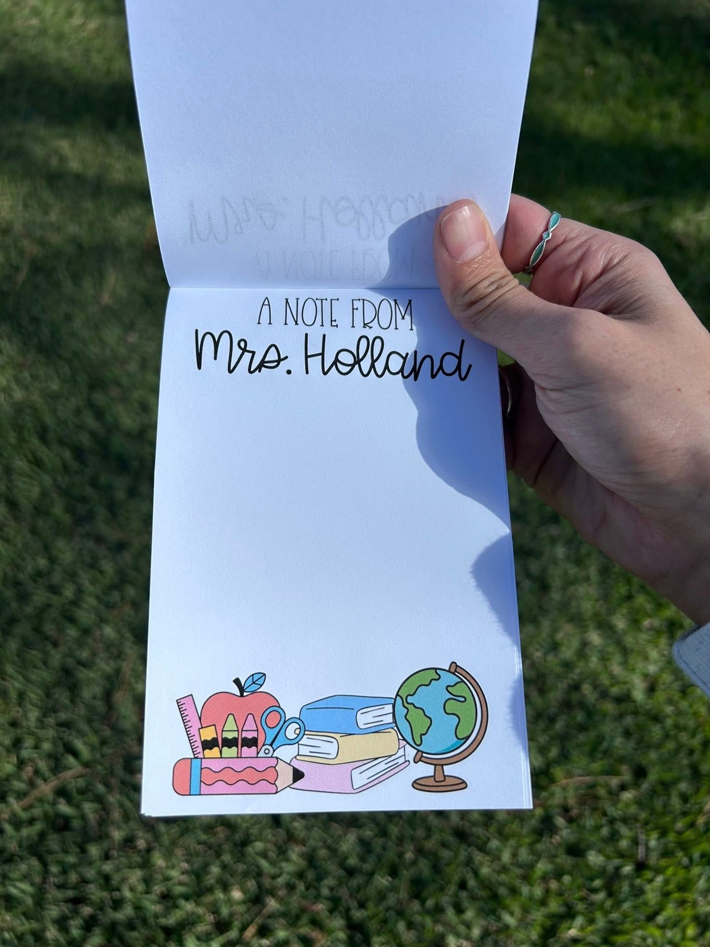 Custom Teacher Notepad