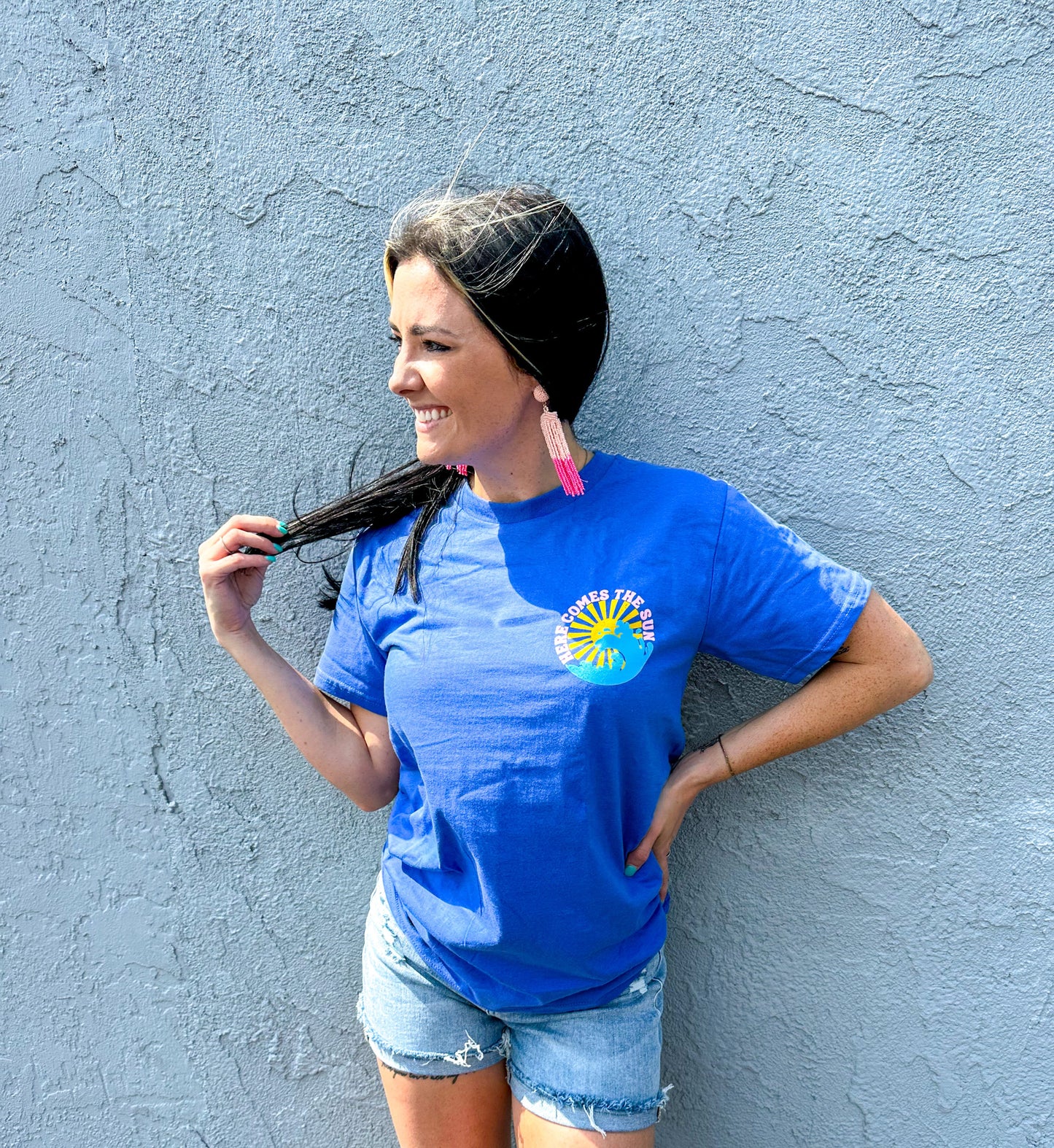 Here Come the Sun Front/Back Tee