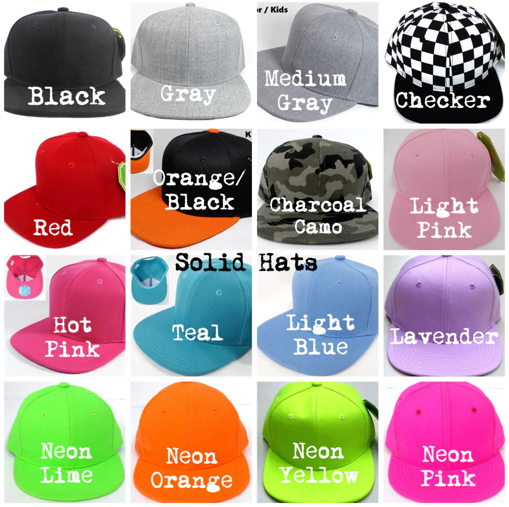 Customized Snap Back Hat