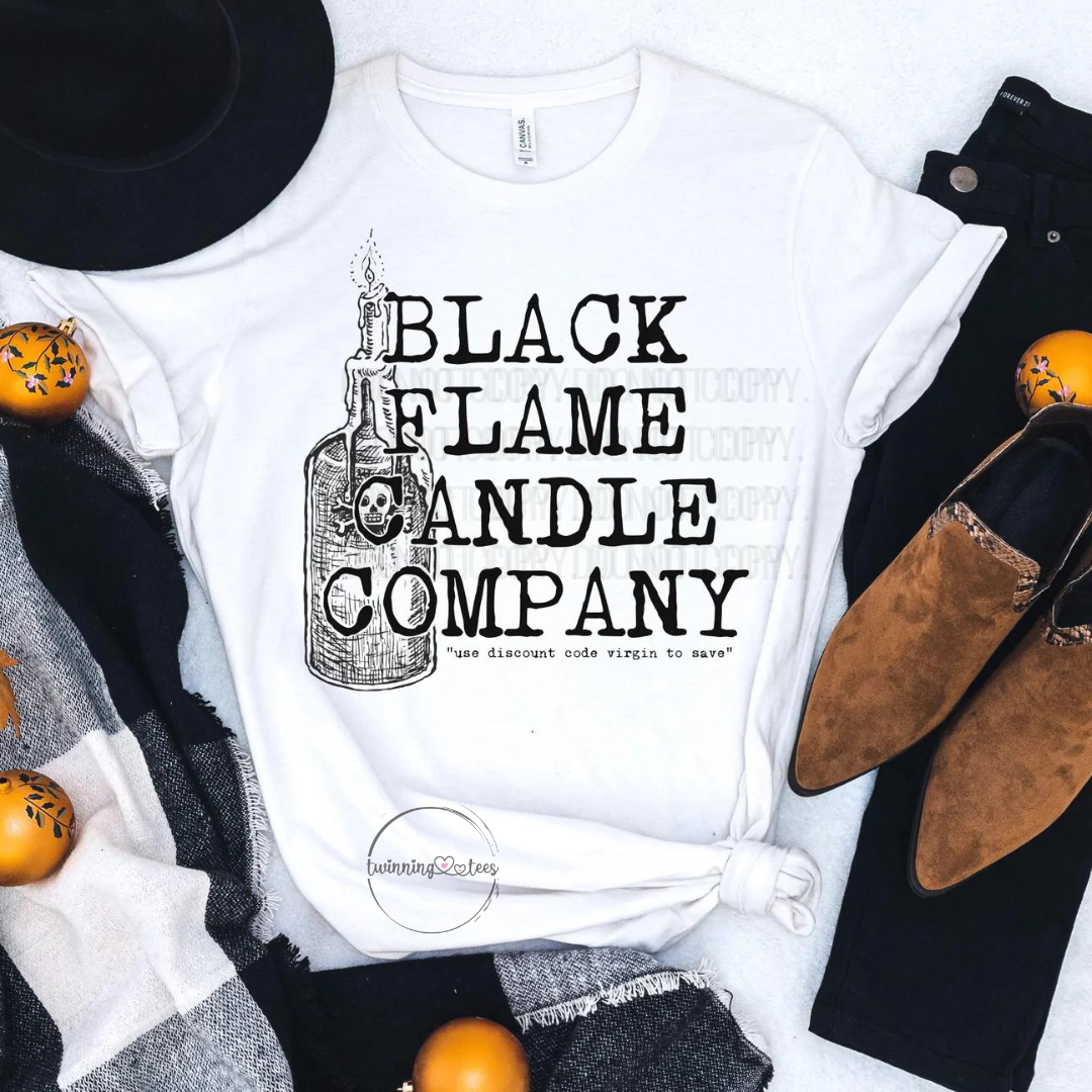 B Flame Candle Adult Tee
