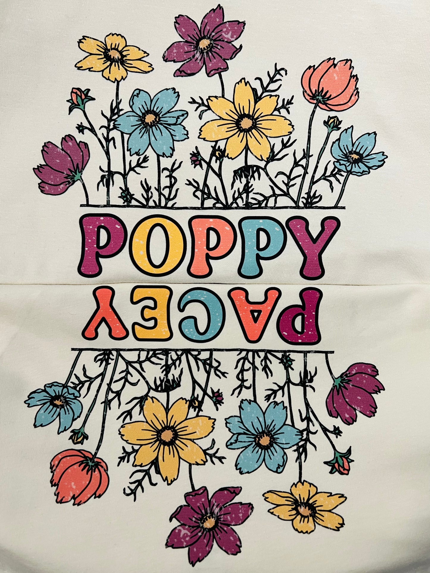 Vintage Floral Tee-Kid's Custom