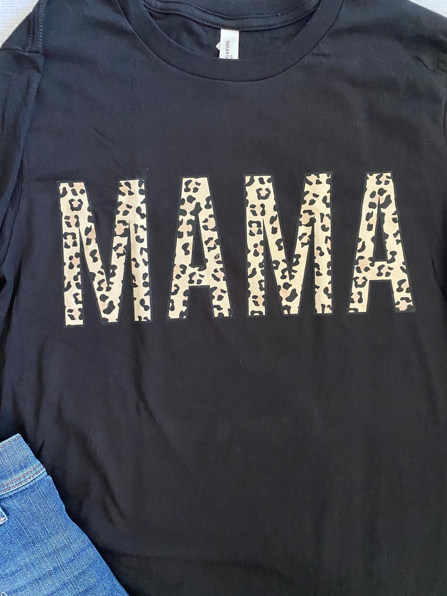 MAMA Leopard Long Sleeve Pullover