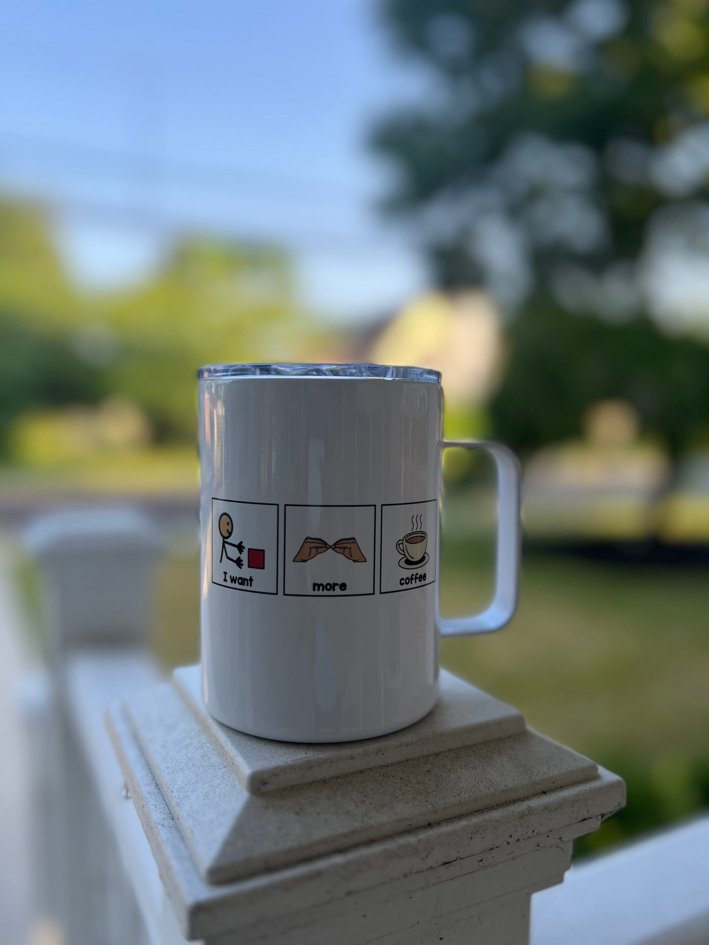 I Want More Coffee Glass Can/Travel Mug