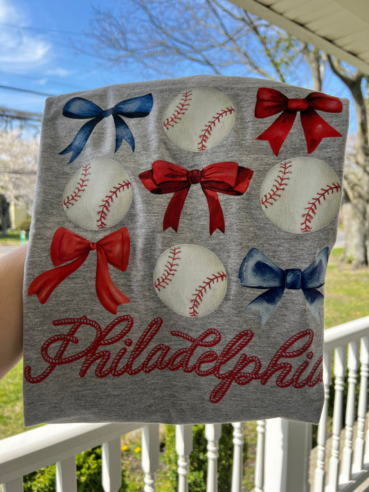 Baseball n Bows Tee