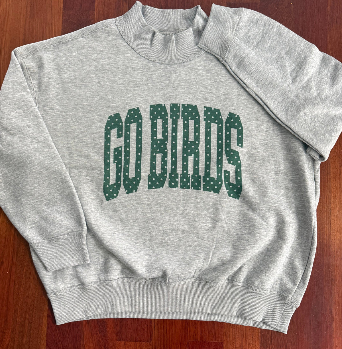 Go Birds Polka Dot Mockneck