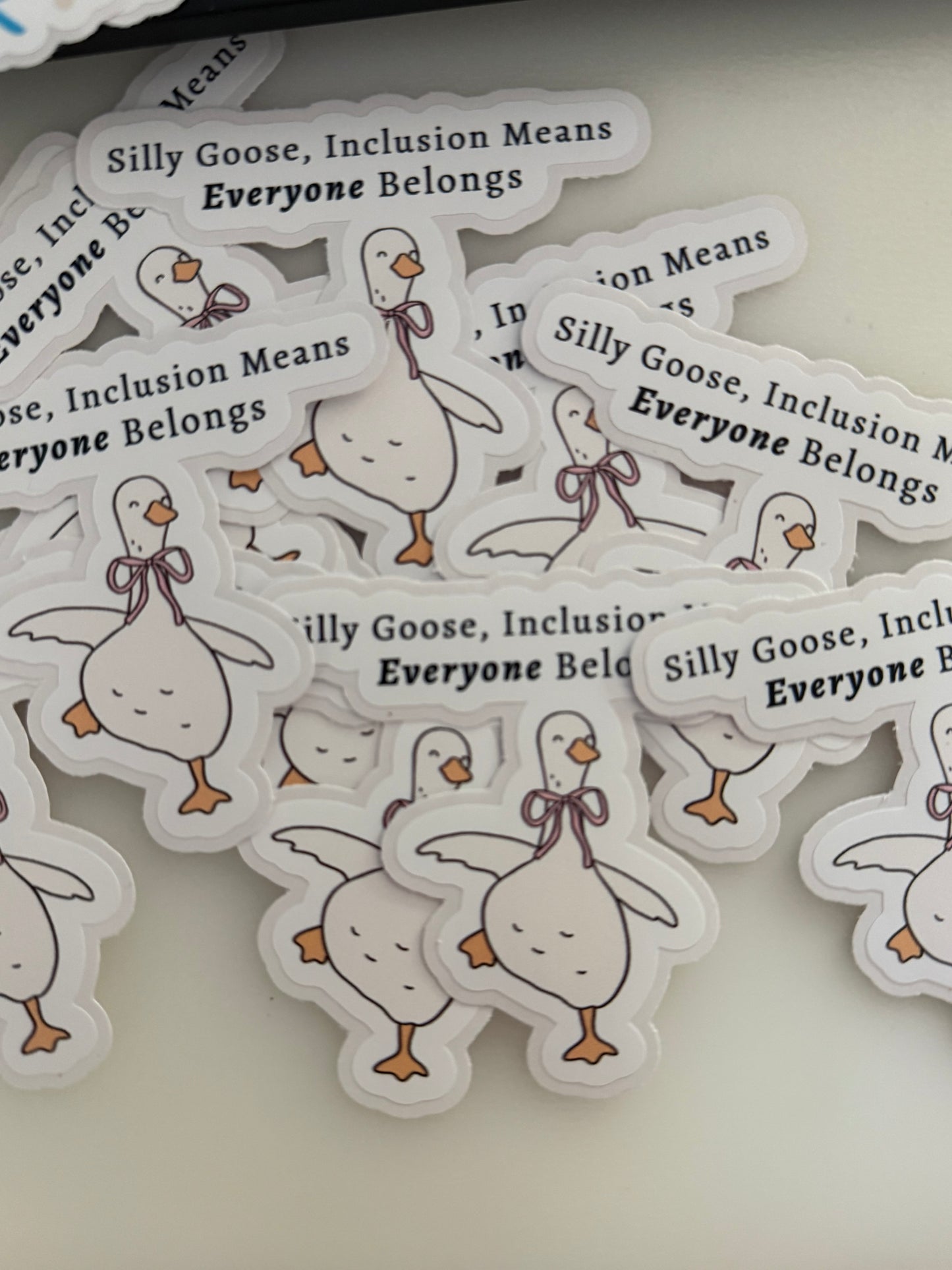 Silly Goose Inclusion Sticker