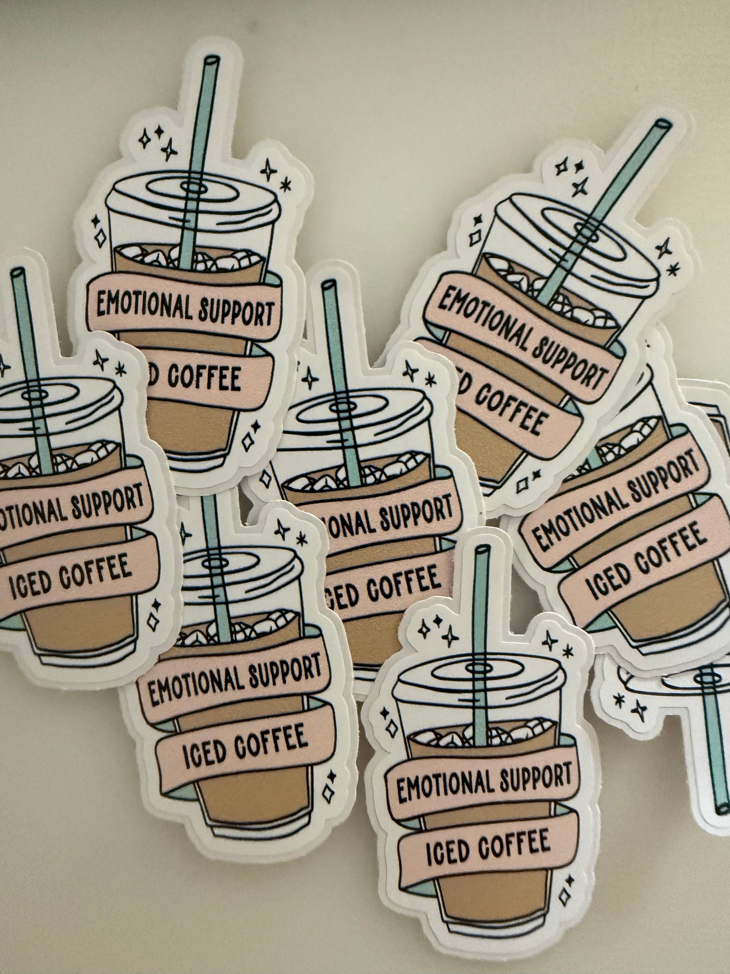 Emotional Support Coffee Sticker