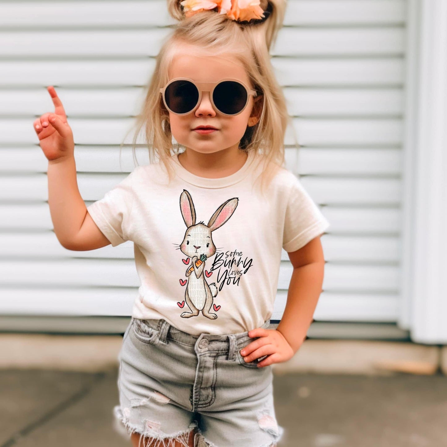 Some Bunny Loves You Kid's Tee