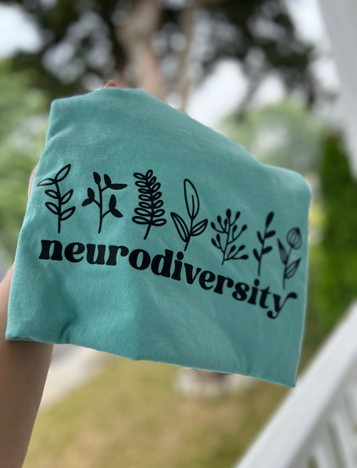 Neurodiversity Flower Adult Tee