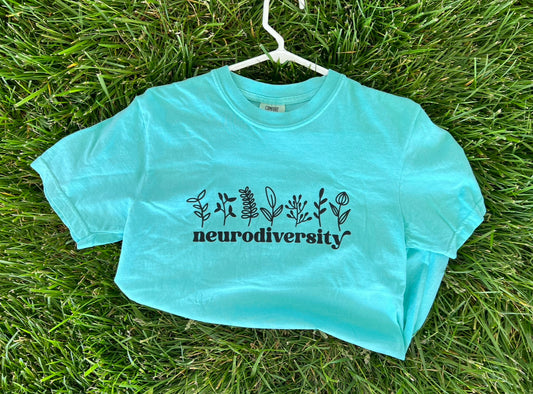 Neurodiversity Flower Adult Tee