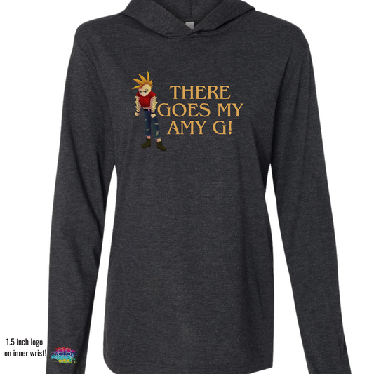 Amy G Lightweight Triblend Hooded Sweatshirt
