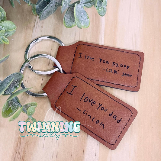 Custom Handwriting Keychain