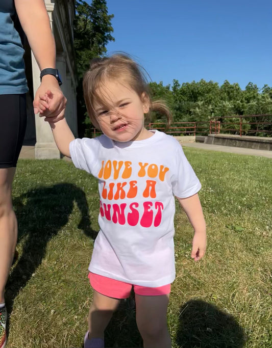 Love you Like a Sunset Kid's Tee