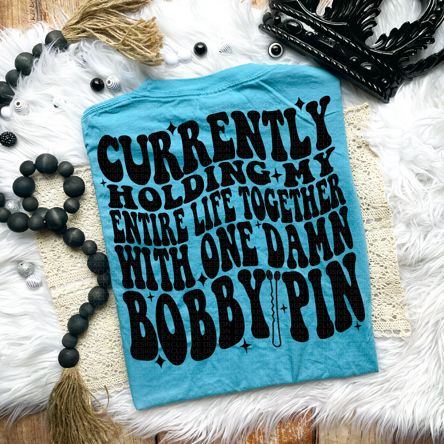 Bobby Pin Comfort Colors Adult Tee
