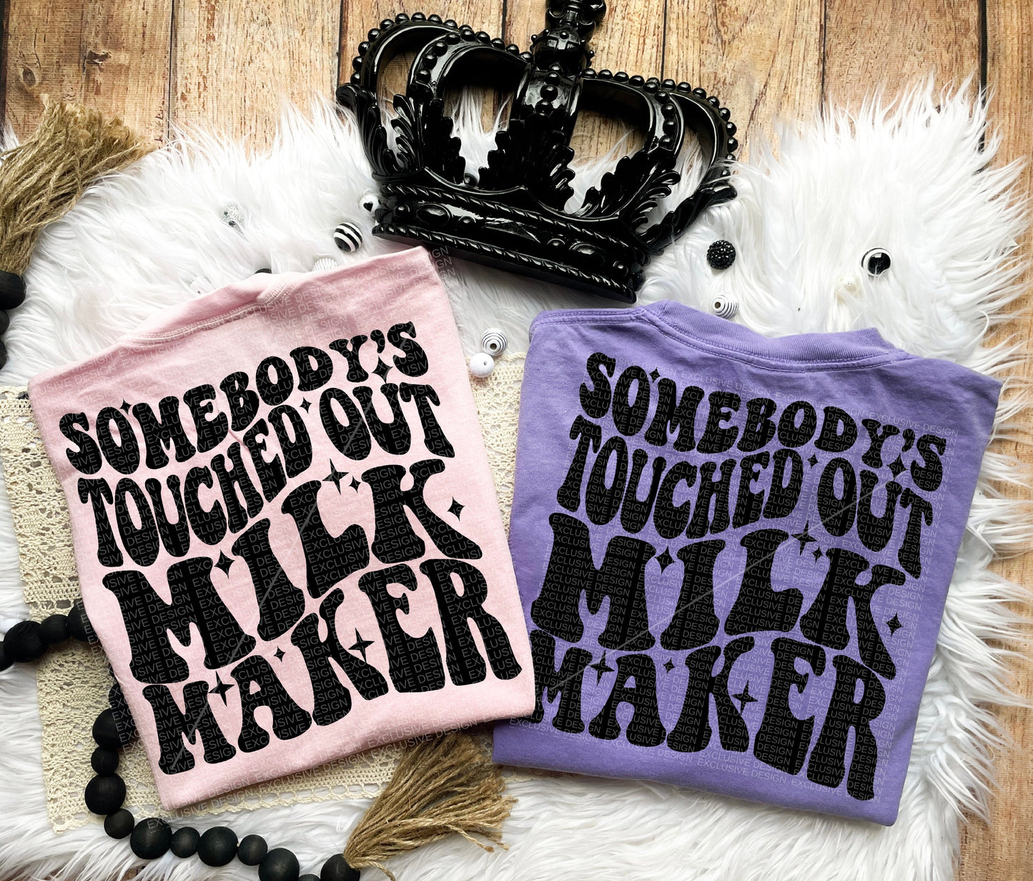Touched Out Milk Maker Comfort Colors Tshirt