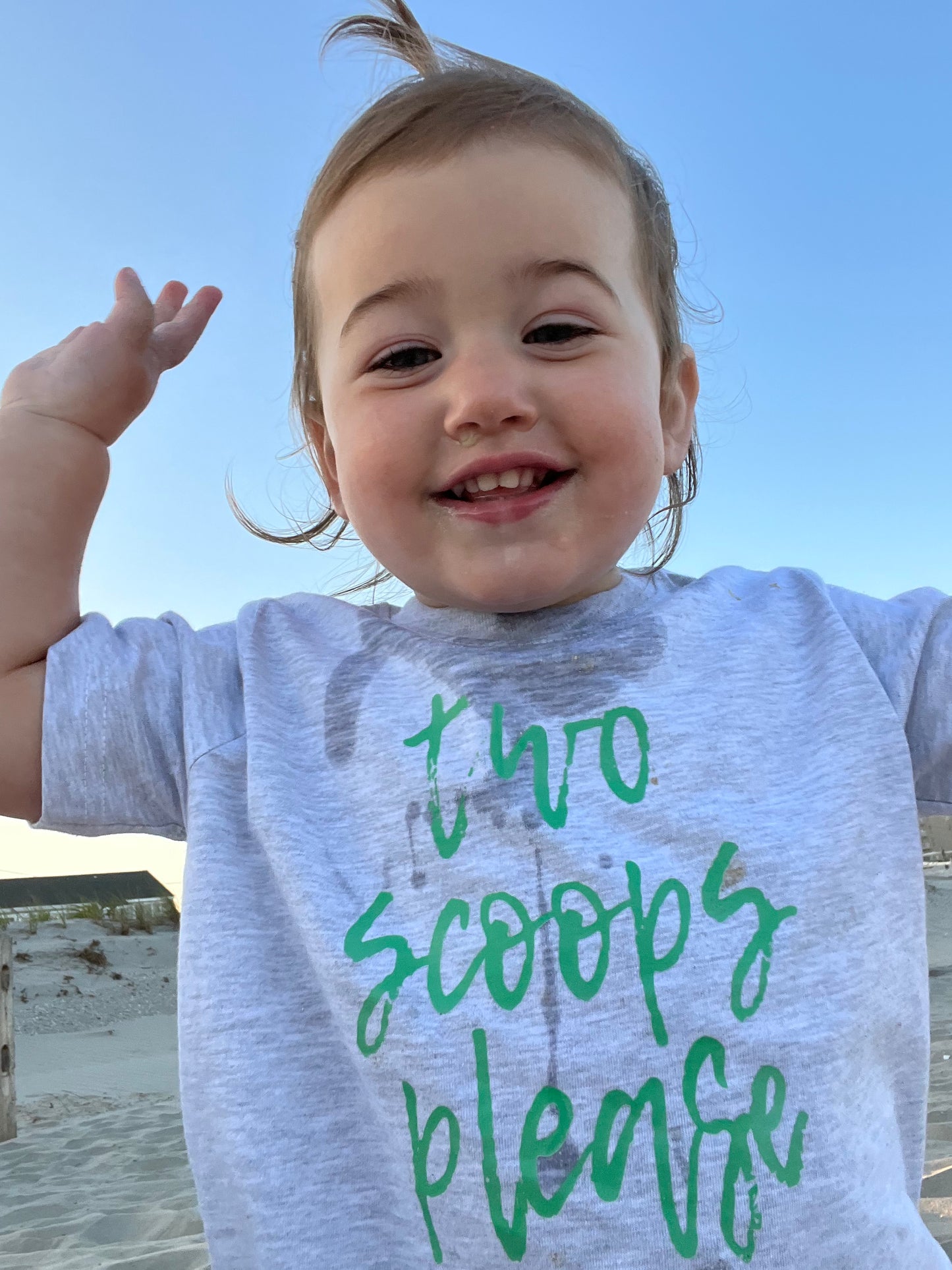 Two Scoops Please Kid's Tee