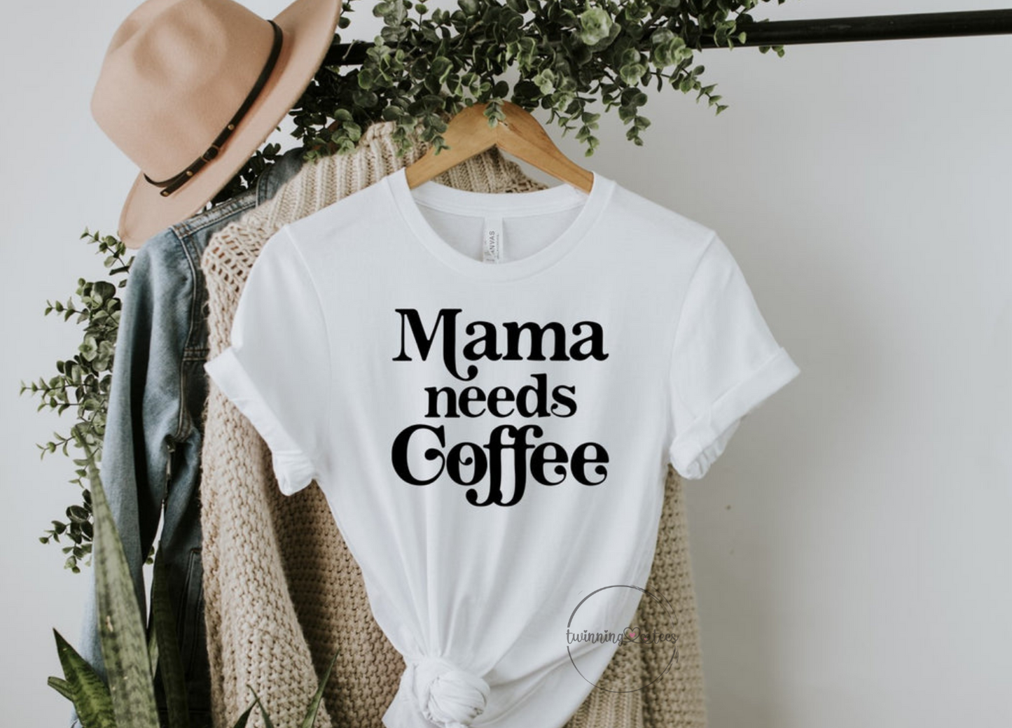 Clearance Mama Needs Coffee Tee