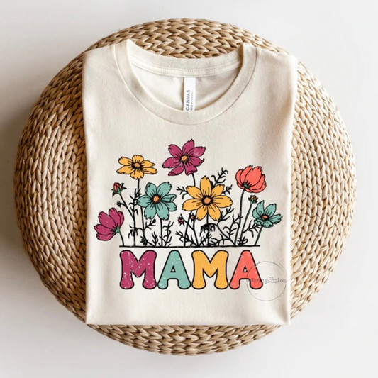 Vintage Floral Tee - Standard Names