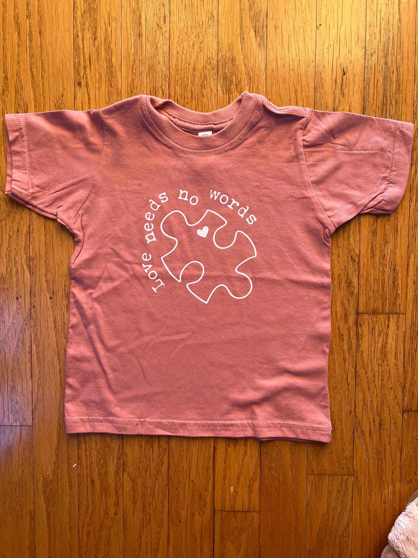 Love Needs No Words Kid's Tee
