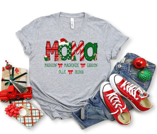 CUSTOM Christmas Names Tee