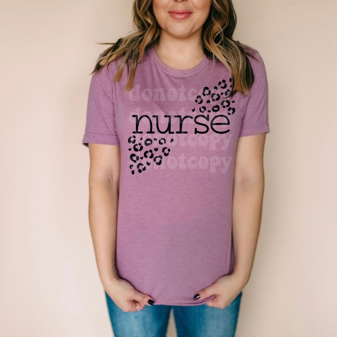 Nurse Leopard Tee