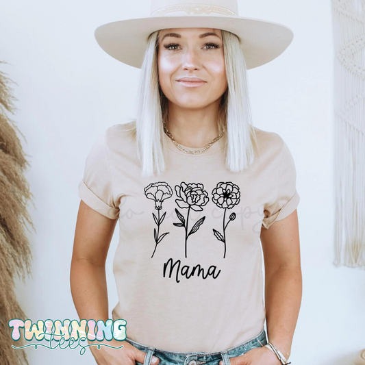 Birth Flower  Tee